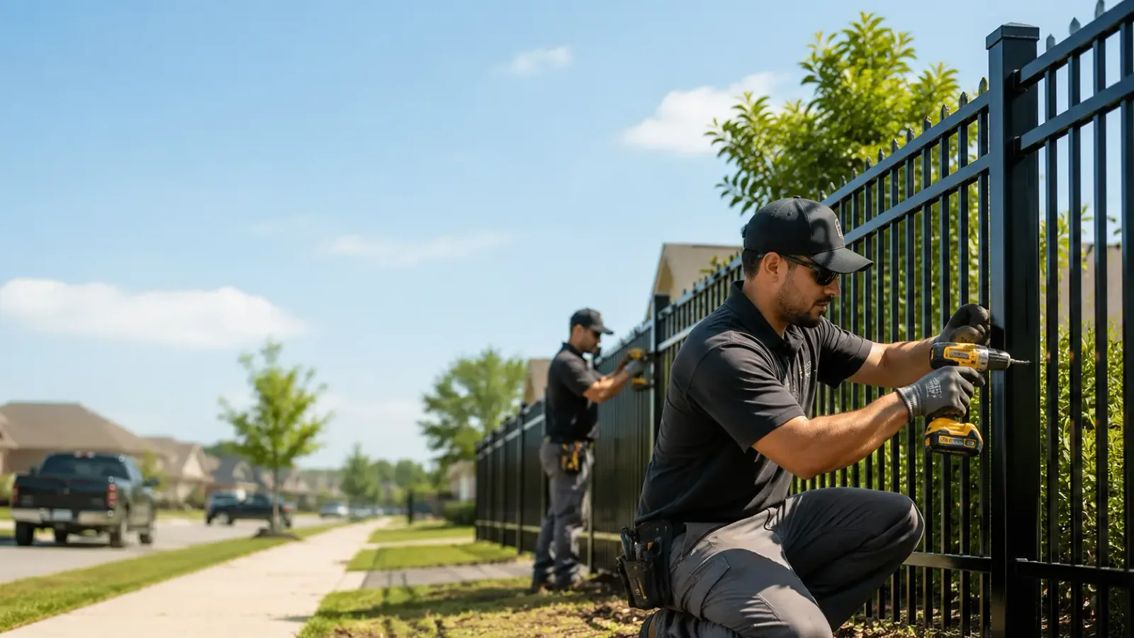 Metal Fence Installation in Centertown, KY
